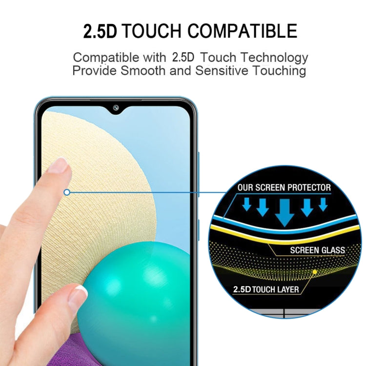 For Samsung Galaxy A02 25 PCS Full Glue Full Screen Tempered Glass Film - Galaxy Tempered Glass by buy2fix | Online Shopping UK | buy2fix