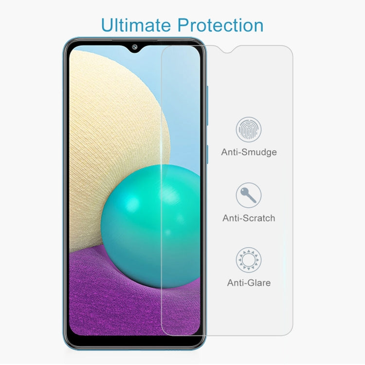 For Samsung Galaxy A02 0.26mm 9H Surface Hardness 2.5D Explosion-proof Tempered Glass Non-full Screen Film - Galaxy Tempered Glass by DIYLooks | Online Shopping UK | buy2fix