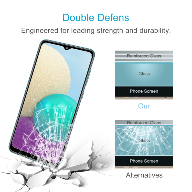 For Samsung Galaxy A02 0.26mm 9H Surface Hardness 2.5D Explosion-proof Tempered Glass Non-full Screen Film - Galaxy Tempered Glass by DIYLooks | Online Shopping UK | buy2fix