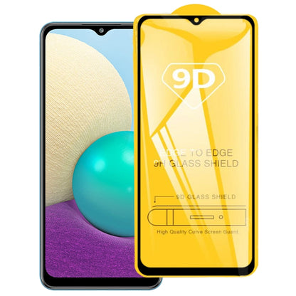 For Samsung Galaxy A02 9D Full Glue Full Screen Tempered Glass Film - Galaxy Tempered Glass by buy2fix | Online Shopping UK | buy2fix