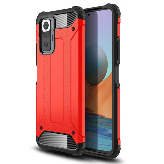 For Xiaomi Redmi Note 10 Pro / Note 10 Pro Max Magic Armor TPU + PC Combination Case(Red) - Xiaomi Cases by buy2fix | Online Shopping UK | buy2fix