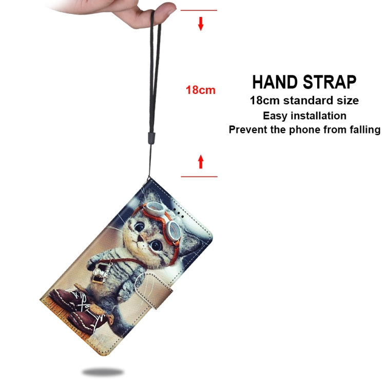 For Samsung Galaxy A52 5G Coloured Drawing Cross Texture Horizontal Flip PU Leather Case with Holder & Card Slots & Wallet & Lanyard(Leather Shoes Cat) by buy2fix