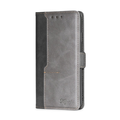 For Xiaomi Redmi Note 9 Pro / 9S Retro Texture Contrast Color Side Buckle Horizontal Flip Leather Case with Holder & Card Slots & Wallet(Black) - Xiaomi Cases by buy2fix | Online Shopping UK | buy2fix