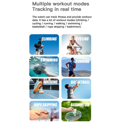 MX12 1.3 inch IPS Color Screen IP68 Waterproof Smart Watch, Support Bluetooth Call / Sleep Monitoring / Heart Rate Monitoring, Style: Leather Strap(Silver Brown) by buy2fix