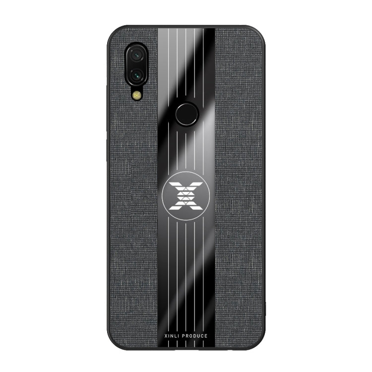 For Xiaomi Redmi 7 XINLI Stitching Cloth Texture Shockproof TPU Protective Case(Black) - Xiaomi Cases by XINLI | Online Shopping UK | buy2fix