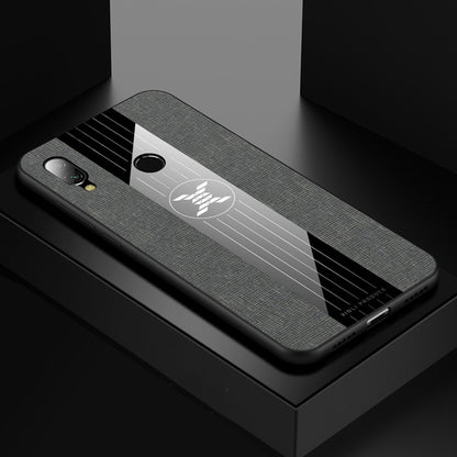For Xiaomi Redmi 7 XINLI Stitching Cloth Texture Shockproof TPU Protective Case(Gray) - Xiaomi Cases by XINLI | Online Shopping UK | buy2fix