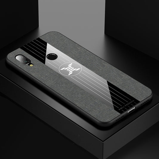 For Xiaomi Redmi 7 XINLI Stitching Cloth Texture Shockproof TPU Protective Case(Gray) - Xiaomi Cases by XINLI | Online Shopping UK | buy2fix