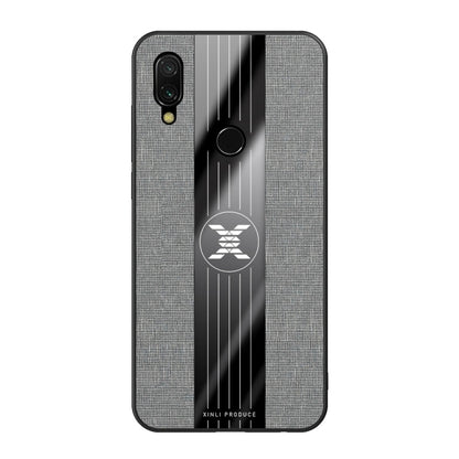 For Xiaomi Redmi 7 XINLI Stitching Cloth Texture Shockproof TPU Protective Case(Gray) - Xiaomi Cases by XINLI | Online Shopping UK | buy2fix