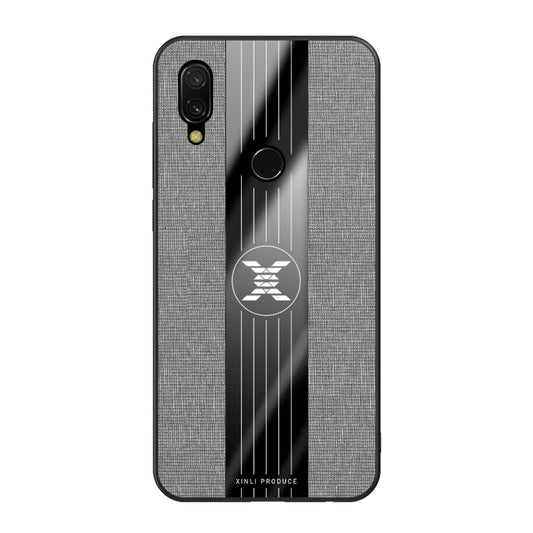 For Xiaomi Redmi 7 XINLI Stitching Cloth Texture Shockproof TPU Protective Case(Gray) - Xiaomi Cases by XINLI | Online Shopping UK | buy2fix