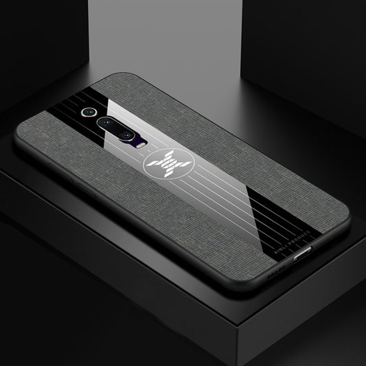 For Xiaomi Mi 9T / Redmi K20 XINLI Stitching Cloth Texture Shockproof TPU Protective Case(Gray) - Xiaomi Cases by XINLI | Online Shopping UK | buy2fix