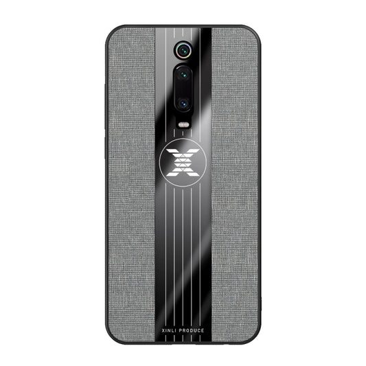 For Xiaomi Mi 9T / Redmi K20 XINLI Stitching Cloth Texture Shockproof TPU Protective Case(Gray) - Xiaomi Cases by XINLI | Online Shopping UK | buy2fix