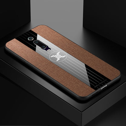 For Xiaomi Mi 9T / Redmi K20 XINLI Stitching Cloth Texture Shockproof TPU Protective Case(Brown) - Xiaomi Cases by XINLI | Online Shopping UK | buy2fix