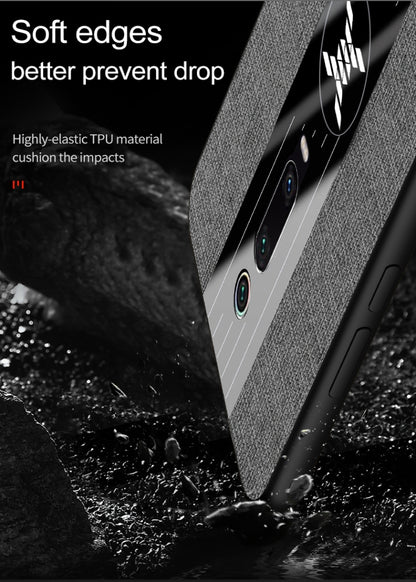 For Xiaomi Mi 9T / Redmi K20 XINLI Stitching Cloth Texture Shockproof TPU Protective Case(Brown) - Xiaomi Cases by XINLI | Online Shopping UK | buy2fix