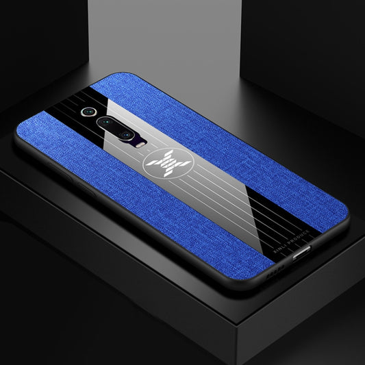 For Xiaomi Mi 9T / Redmi K20 XINLI Stitching Cloth Texture Shockproof TPU Protective Case(Blue) - Xiaomi Cases by XINLI | Online Shopping UK | buy2fix