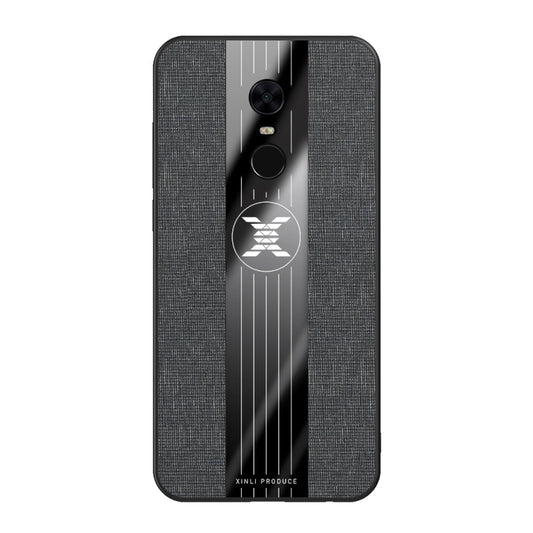 For Xiaomi Redmi 5 Plus XINLI Stitching Cloth Texture Shockproof TPU Protective Case(Black) - Xiaomi Cases by XINLI | Online Shopping UK | buy2fix