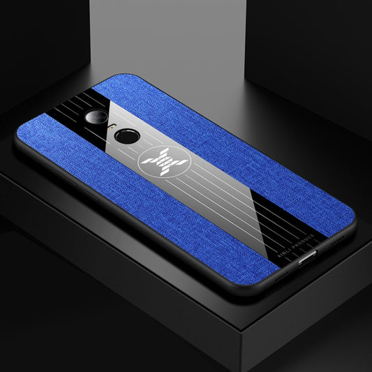 For Xiaomi Redmi 5 Plus XINLI Stitching Cloth Texture Shockproof TPU Protective Case(Blue) - Xiaomi Cases by XINLI | Online Shopping UK | buy2fix