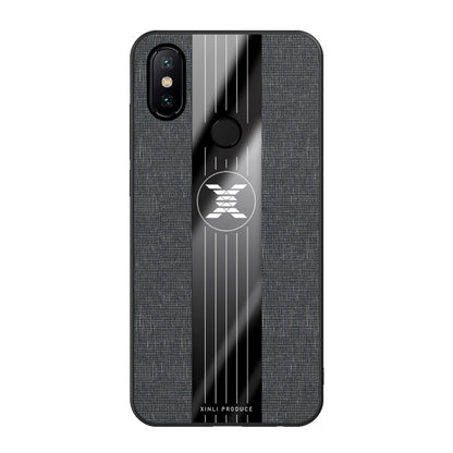 For Xiaomi Mi 6X / A2 XINLI Stitching Cloth Texture Shockproof TPU Protective Case(Black) - Xiaomi Cases by XINLI | Online Shopping UK | buy2fix