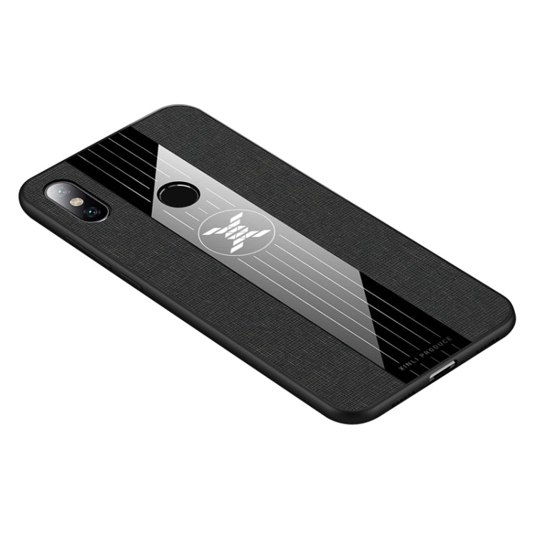 For Xiaomi Mi 6X / A2 XINLI Stitching Cloth Texture Shockproof TPU Protective Case(Black) - Xiaomi Cases by XINLI | Online Shopping UK | buy2fix