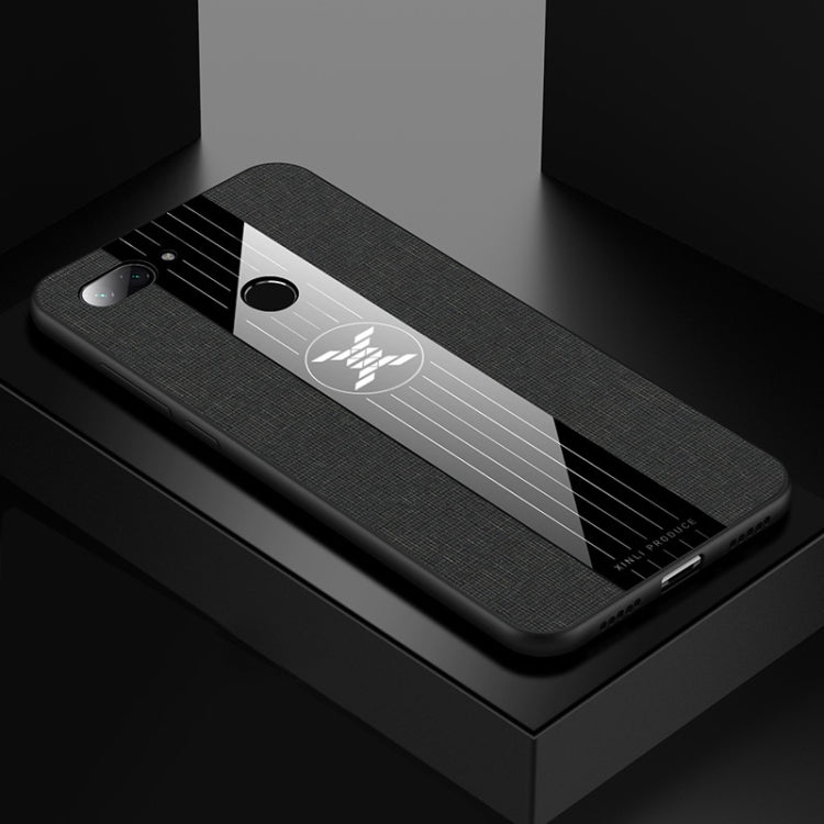 For Xiaomi Mi 8 Lite XINLI Stitching Cloth Texture Shockproof TPU Protective Case(Black) - Xiaomi Cases by XINLI | Online Shopping UK | buy2fix