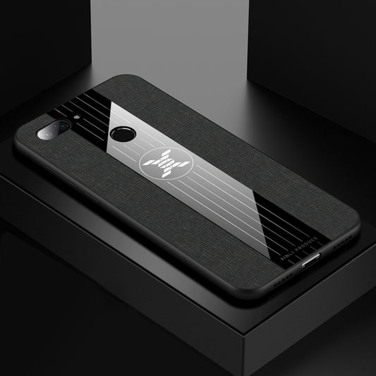For Xiaomi Mi 8 Lite XINLI Stitching Cloth Texture Shockproof TPU Protective Case(Black) - Xiaomi Cases by XINLI | Online Shopping UK | buy2fix