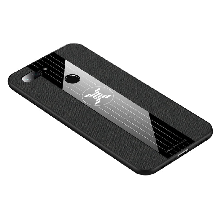For Xiaomi Mi 8 Lite XINLI Stitching Cloth Texture Shockproof TPU Protective Case(Black) - Xiaomi Cases by XINLI | Online Shopping UK | buy2fix