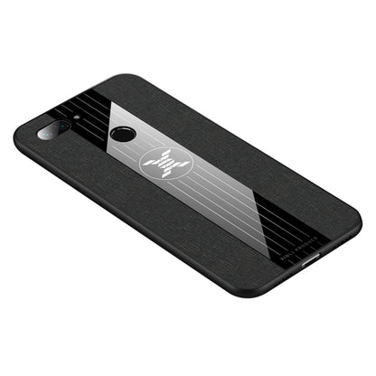 For Xiaomi Mi 8 Lite XINLI Stitching Cloth Texture Shockproof TPU Protective Case(Black) - Xiaomi Cases by XINLI | Online Shopping UK | buy2fix