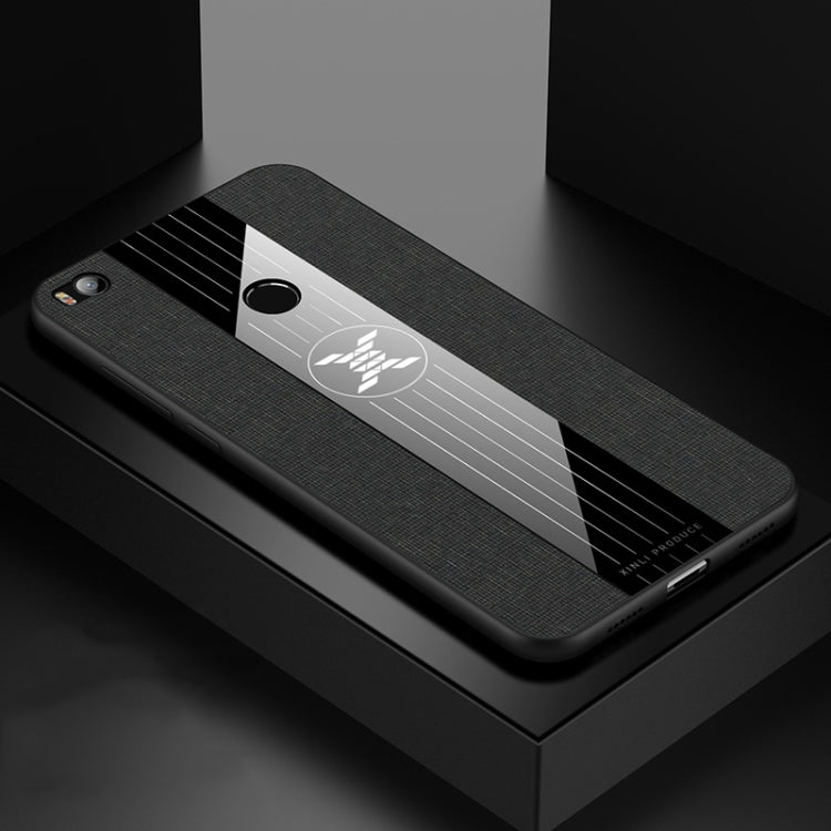 For Xiaomi Mi Max 2 XINLI Stitching Cloth Texture Shockproof TPU Protective Case(Black) - Xiaomi Cases by XINLI | Online Shopping UK | buy2fix