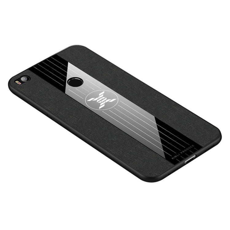 For Xiaomi Mi Max 2 XINLI Stitching Cloth Texture Shockproof TPU Protective Case(Black) - Xiaomi Cases by XINLI | Online Shopping UK | buy2fix