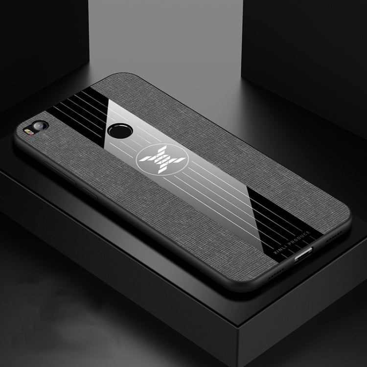 For Xiaomi Mi Max 2 XINLI Stitching Cloth Texture Shockproof TPU Protective Case(Gray) - Xiaomi Cases by XINLI | Online Shopping UK | buy2fix