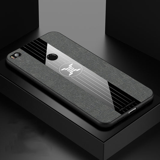 For Xiaomi Mi Max 2 XINLI Stitching Cloth Texture Shockproof TPU Protective Case(Gray) - Xiaomi Cases by XINLI | Online Shopping UK | buy2fix