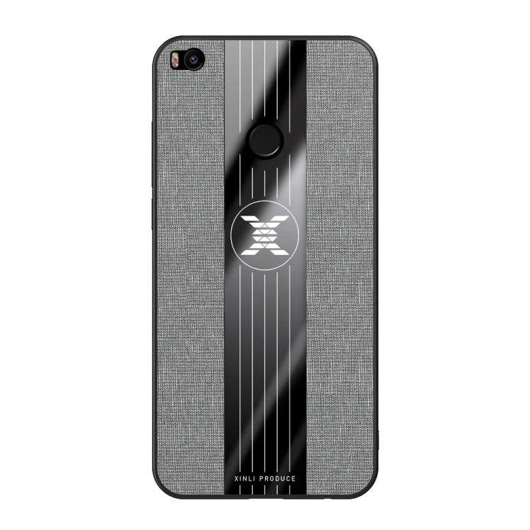 For Xiaomi Mi Max 2 XINLI Stitching Cloth Texture Shockproof TPU Protective Case(Gray) - Xiaomi Cases by XINLI | Online Shopping UK | buy2fix