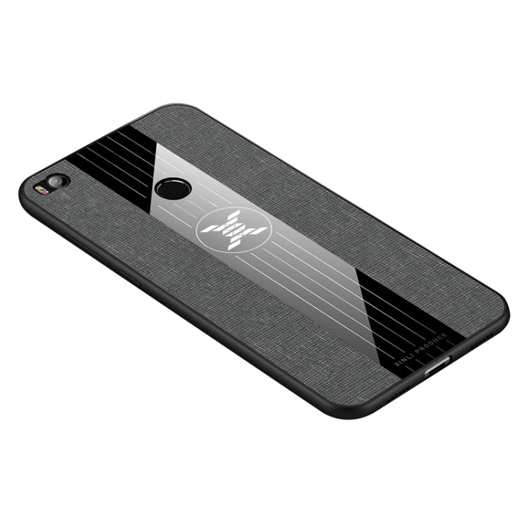 For Xiaomi Mi Max 2 XINLI Stitching Cloth Texture Shockproof TPU Protective Case(Gray) - Xiaomi Cases by XINLI | Online Shopping UK | buy2fix