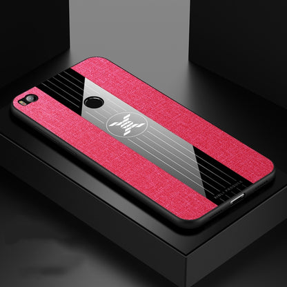 For Xiaomi Mi Max 2 XINLI Stitching Cloth Texture Shockproof TPU Protective Case(Red) - Xiaomi Cases by XINLI | Online Shopping UK | buy2fix