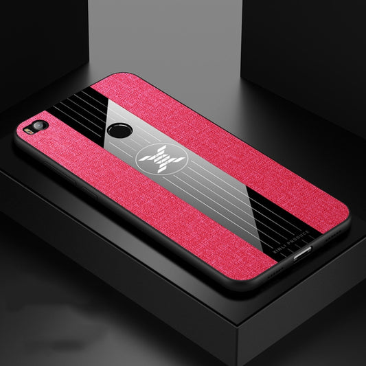 For Xiaomi Mi Max 2 XINLI Stitching Cloth Texture Shockproof TPU Protective Case(Red) - Xiaomi Cases by XINLI | Online Shopping UK | buy2fix