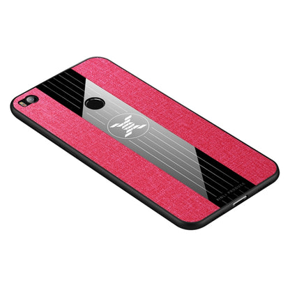 For Xiaomi Mi Max 2 XINLI Stitching Cloth Texture Shockproof TPU Protective Case(Red) - Xiaomi Cases by XINLI | Online Shopping UK | buy2fix