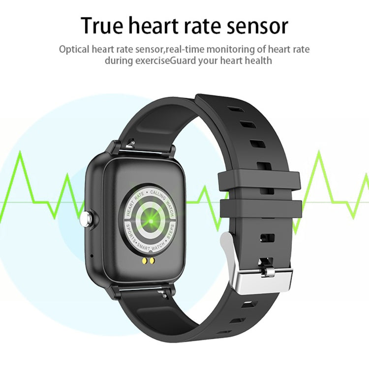 P6 1.54 inch TFT Color Screen IP68 Waterproof Smart Bracket, Support Bluetooth Call / Sleep Monitoring / Heart Rate Monitoring(Black) by buy2fix