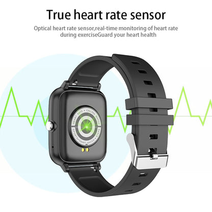 P6 1.54 inch TFT Color Screen IP68 Waterproof Smart Bracket, Support Bluetooth Call / Sleep Monitoring / Heart Rate Monitoring(Black) by buy2fix