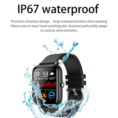 P6 1.54 inch TFT Color Screen IP68 Waterproof Smart Bracket, Support Bluetooth Call / Sleep Monitoring / Heart Rate Monitoring(Black) by buy2fix