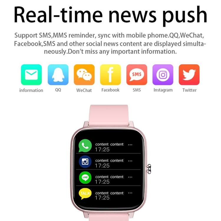 P6 1.54 inch TFT Color Screen IP68 Waterproof Smart Bracket, Support Bluetooth Call / Sleep Monitoring / Heart Rate Monitoring(Black) by buy2fix