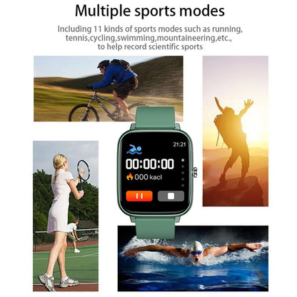 P6 1.54 inch TFT Color Screen IP68 Waterproof Smart Bracket, Support Bluetooth Call / Sleep Monitoring / Heart Rate Monitoring(Black) by buy2fix