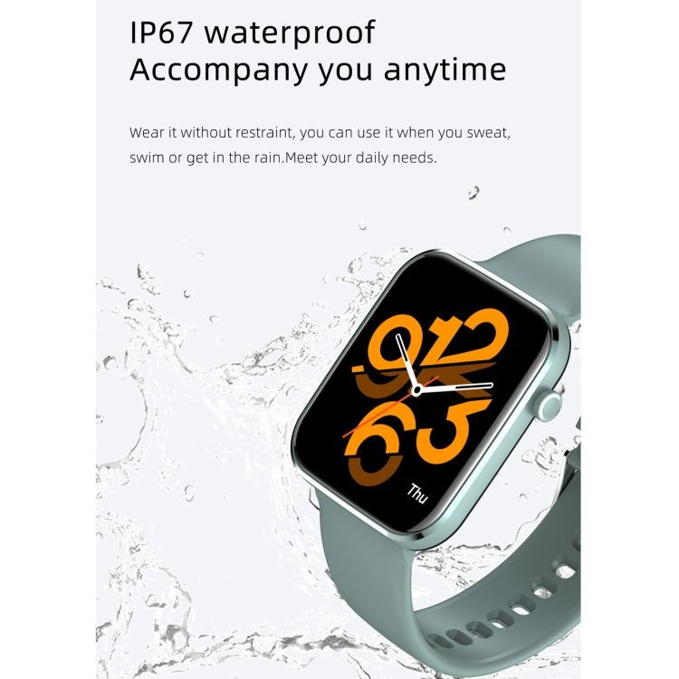 Z15 1.69 inch Touch Screen IP67 Waterproof Smart Watch, Support Blood Pressure Monitoring / Sleep Monitoring / Heart Rate Monitoring(Green) by buy2fix