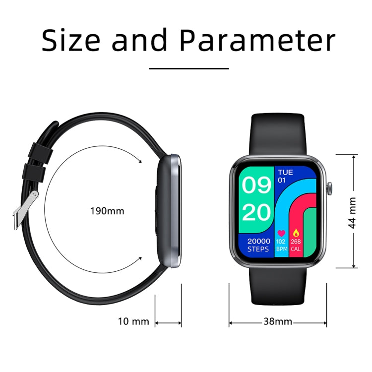 Z15 1.69 inch Touch Screen IP67 Waterproof Smart Watch, Support Blood Pressure Monitoring / Sleep Monitoring / Heart Rate Monitoring(Green) by buy2fix