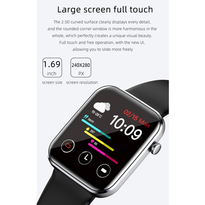 Z15 1.69 inch Touch Screen IP67 Waterproof Smart Watch, Support Blood Pressure Monitoring / Sleep Monitoring / Heart Rate Monitoring(Green) by buy2fix