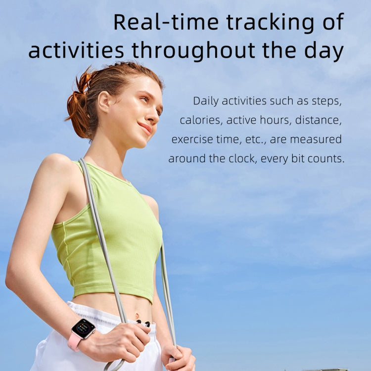 Z15 1.69 inch Touch Screen IP67 Waterproof Smart Watch, Support Blood Pressure Monitoring / Sleep Monitoring / Heart Rate Monitoring(Green) by buy2fix