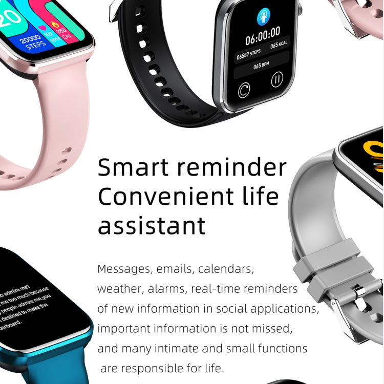 Z15 1.69 inch Touch Screen IP67 Waterproof Smart Watch, Support Blood Pressure Monitoring / Sleep Monitoring / Heart Rate Monitoring(Green) by buy2fix