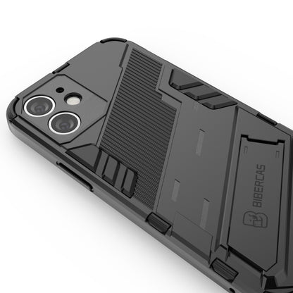 For iPhone 12 mini Punk Armor 2 in 1 PC + TPU Shockproof Case with Invisible Holder (White) - iPhone 12 mini Cases by buy2fix | Online Shopping UK | buy2fix
