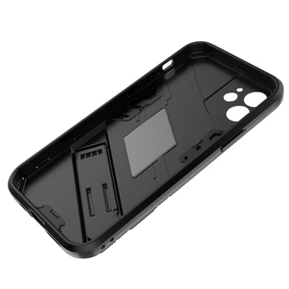 For iPhone 12 Punk Armor 2 in 1 PC + TPU Shockproof Case with Invisible Holder(White) - iPhone 12 / 12 Pro Cases by buy2fix | Online Shopping UK | buy2fix