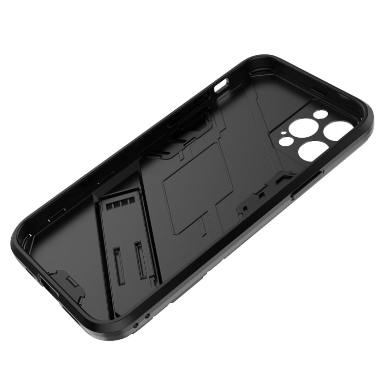 For iPhone 12 Pro Punk Armor 2 in 1 PC + TPU Shockproof Case with Invisible Holder(White) - iPhone 12 / 12 Pro Cases by buy2fix | Online Shopping UK | buy2fix