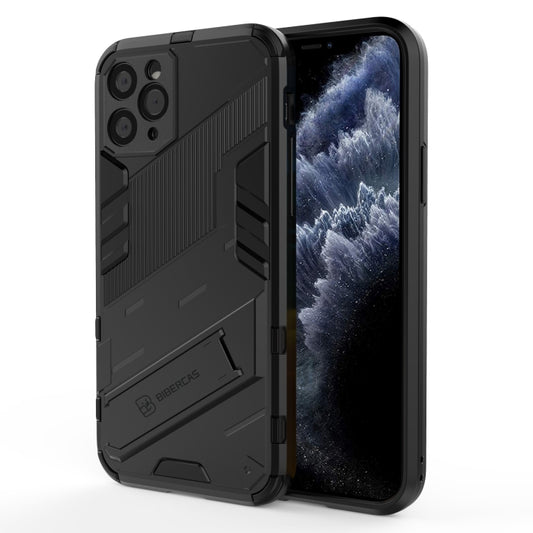 For iPhone 11 Pro Punk Armor 2 in 1 PC + TPU Shockproof Case with Invisible Holder (Black) - iPhone 11 Pro Cases by buy2fix | Online Shopping UK | buy2fix