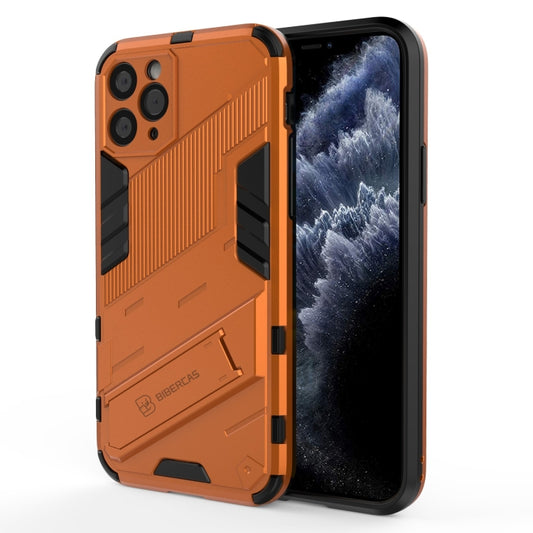 For iPhone 11 Pro Punk Armor 2 in 1 PC + TPU Shockproof Case with Invisible Holder (Orange) - iPhone 11 Pro Cases by buy2fix | Online Shopping UK | buy2fix